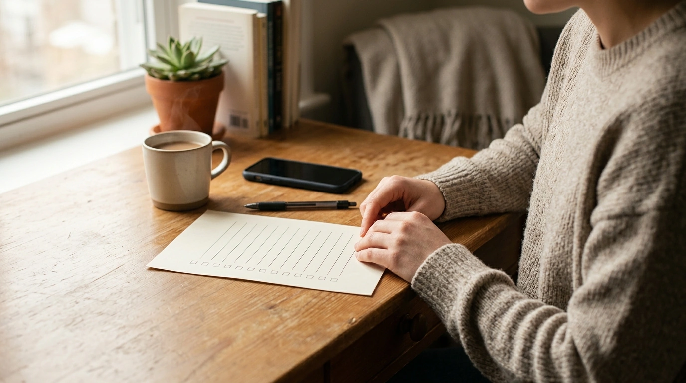 Printable Mindful Dating Checklist: Red & Yellow Flags